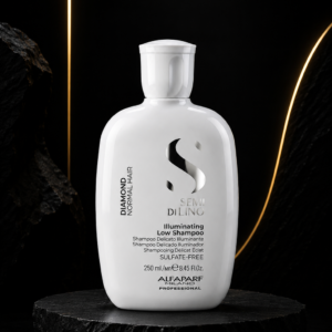 ALFAPARF SEMI DI LINO DIAMOND blizgesį suteikiantis šampūnas plaukams, 250 ml