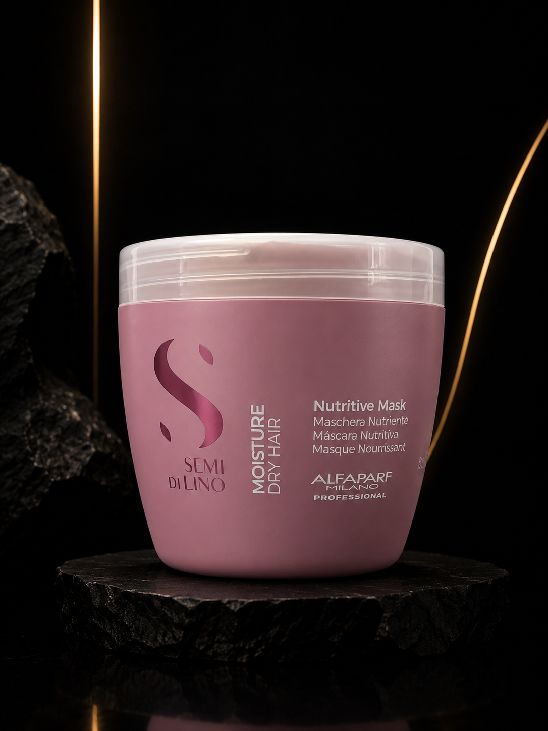 ALFAPARF MILANO Moisture Nutritive Mask Kaukė sausiems plaukams 500ml