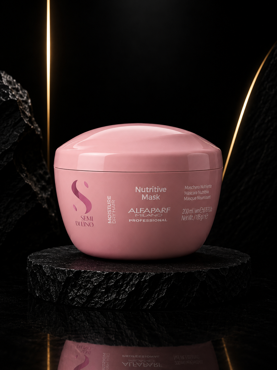 ALFAPARF MILANO Moisture Nutritive Mask Kaukė sausiems plaukams 200ml