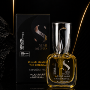 AlfaParf Semi Di Lino Sublime Crystal Liquid spindesio suteikiantis serumas 15ml.