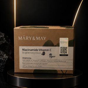 Mary & May Niacinamide Vitamin C Brightening Mask šviesinanti lakštinė veido kaukė 30vnt.