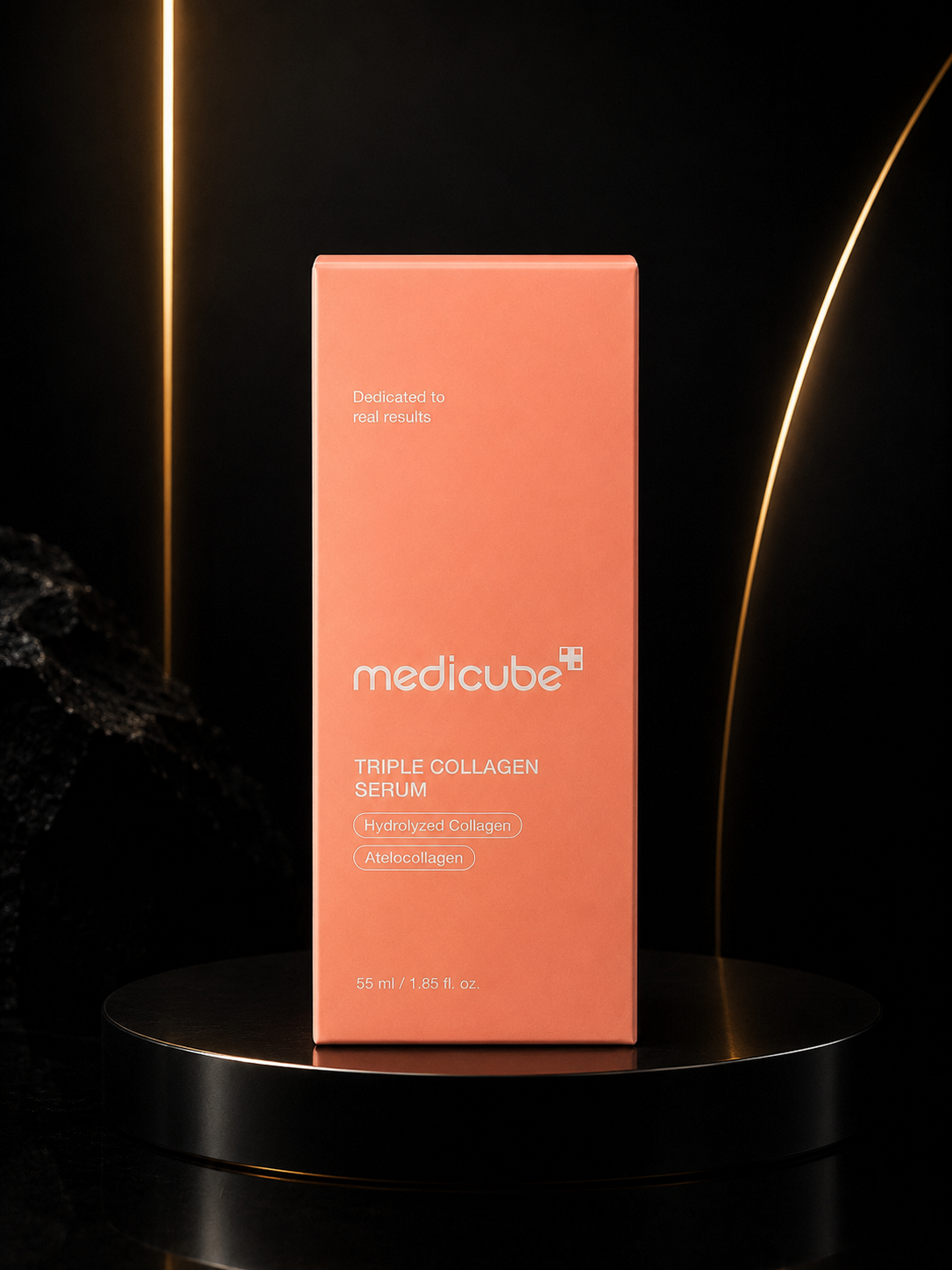 MEDICUBE Triple Collagen 4.0, švytėjimo suteikiantis serumas, 55 ml