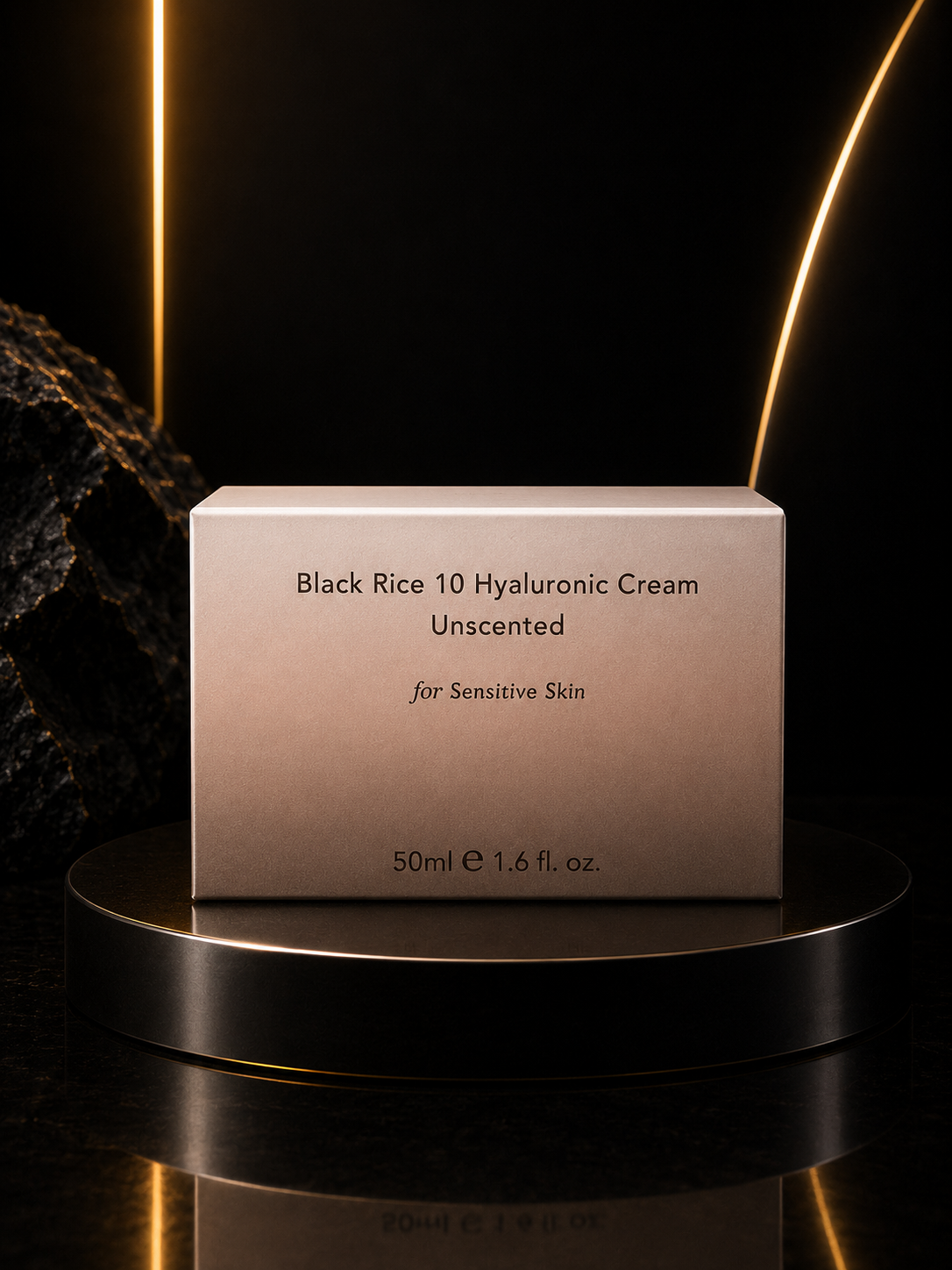 Haruharu WONDER Black Rice 10 Hyaluronic Cream Unscented – drėkinamasis veido kremas